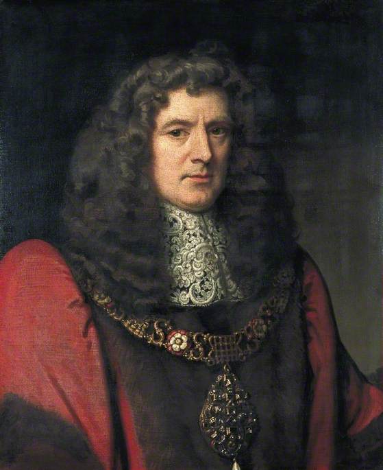 Sir Robert Clayton Lord Mayor  of London, MP, Bank Governor, image from Bank of England