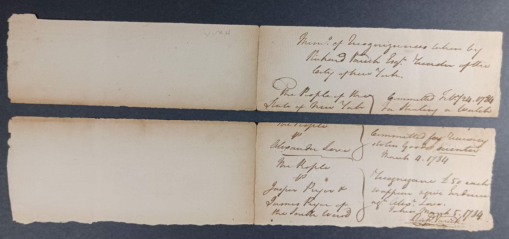 1784 Richard Varick Autograph DS