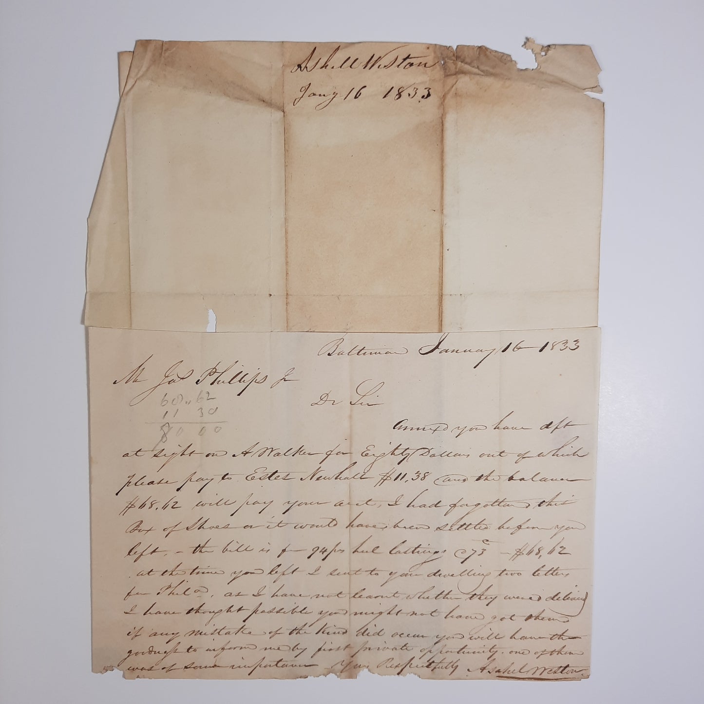 1830 Amos Mower, Cordwainer, Lynn, MA, Women’s Shoes Manufacturer