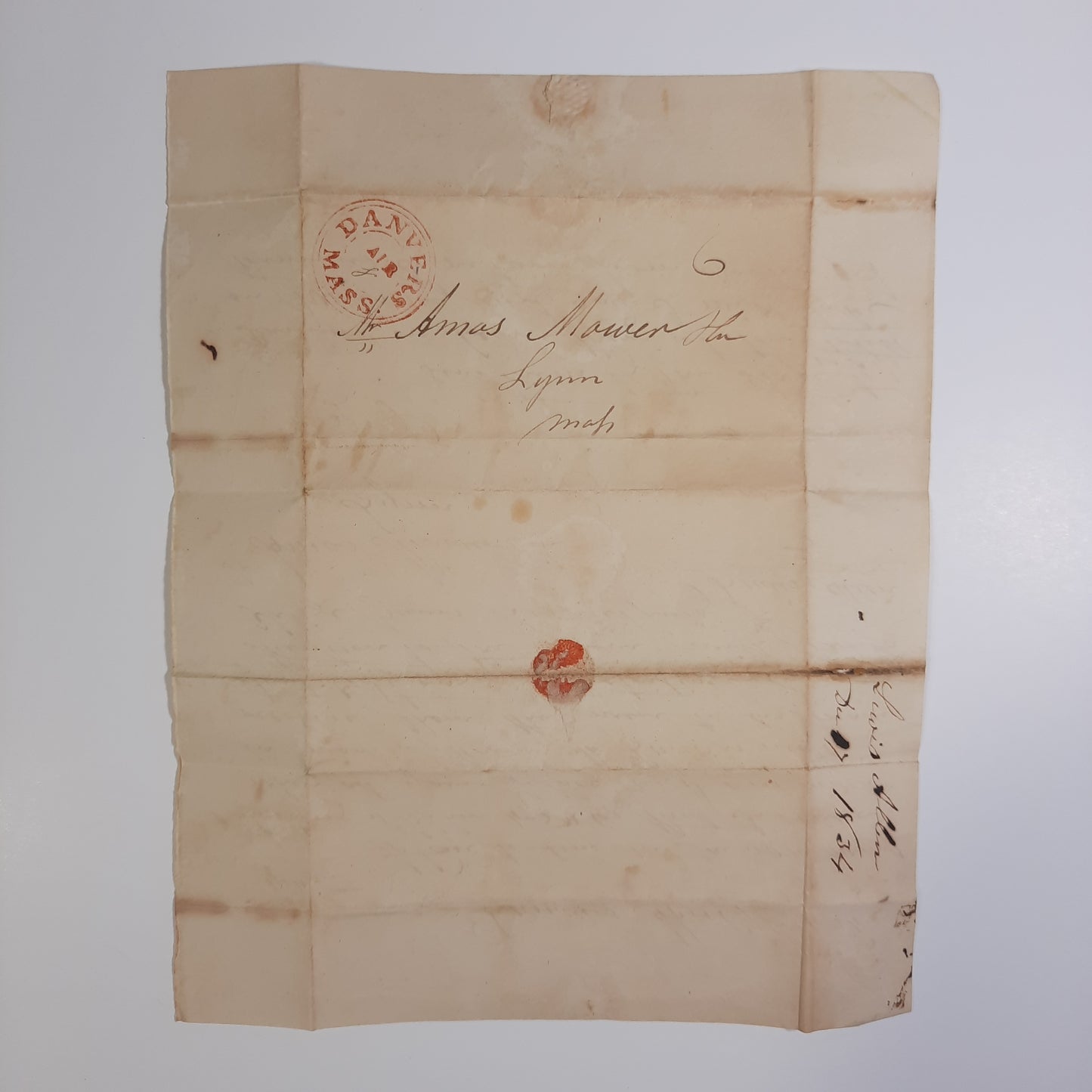 1830 Amos Mower, Cordwainer, Lynn, MA, Women’s Shoes Manufacturer
