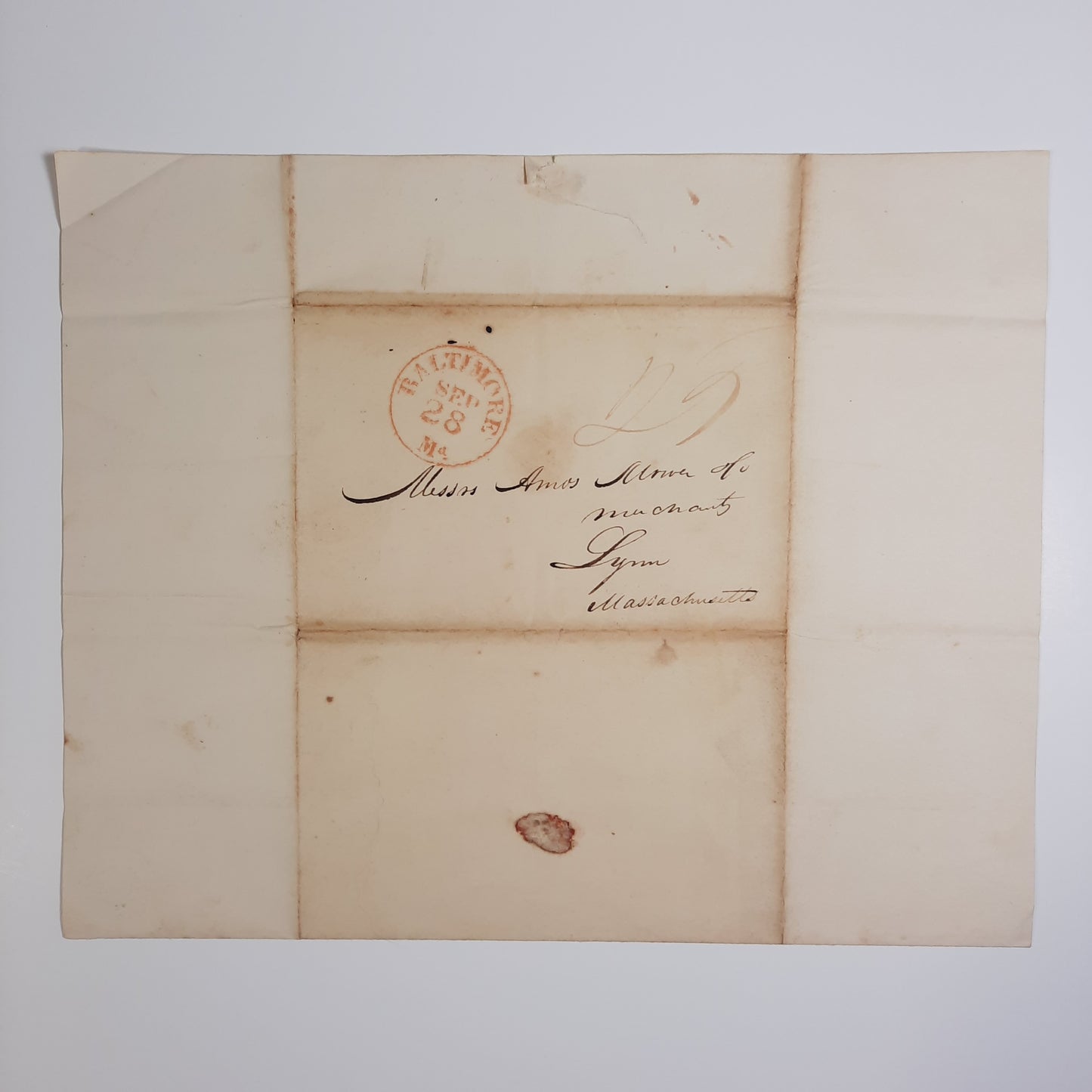 1830 Amos Mower, Cordwainer, Lynn, MA, Women’s Shoes Manufacturer