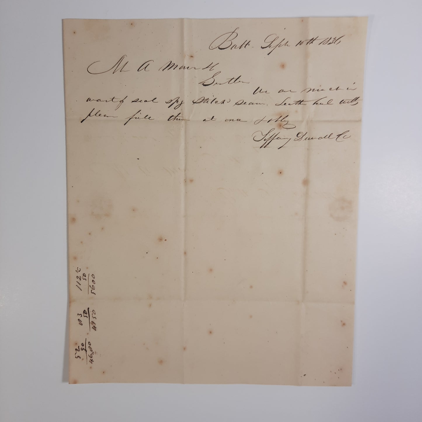 1830 Amos Mower, Cordwainer, Lynn, MA, Women’s Shoes Manufacturer