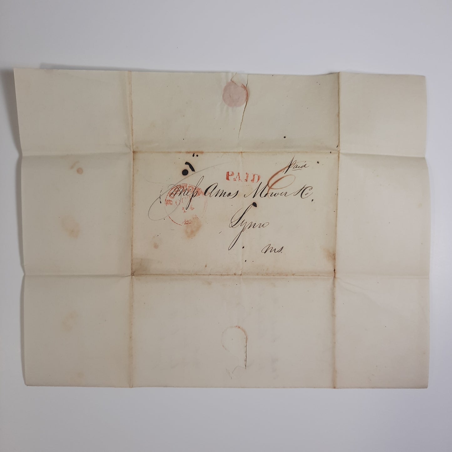 1830 Amos Mower, Cordwainer, Lynn, MA, Women’s Shoes Manufacturer