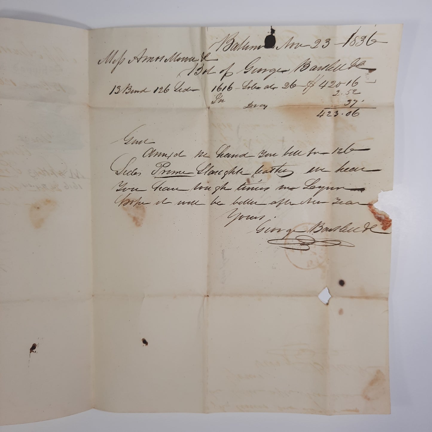 1830 Amos Mower, Cordwainer, Lynn, MA, Women’s Shoes Manufacturer