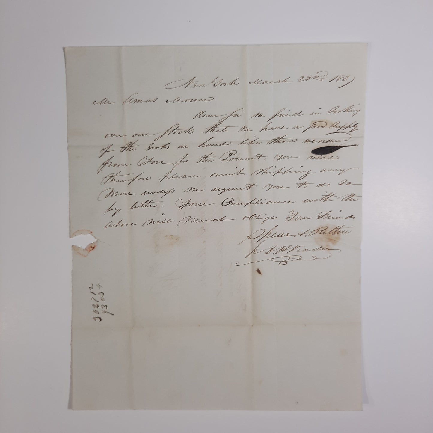 1830 Amos Mower, Cordwainer, Lynn, MA, Women’s Shoes Manufacturer