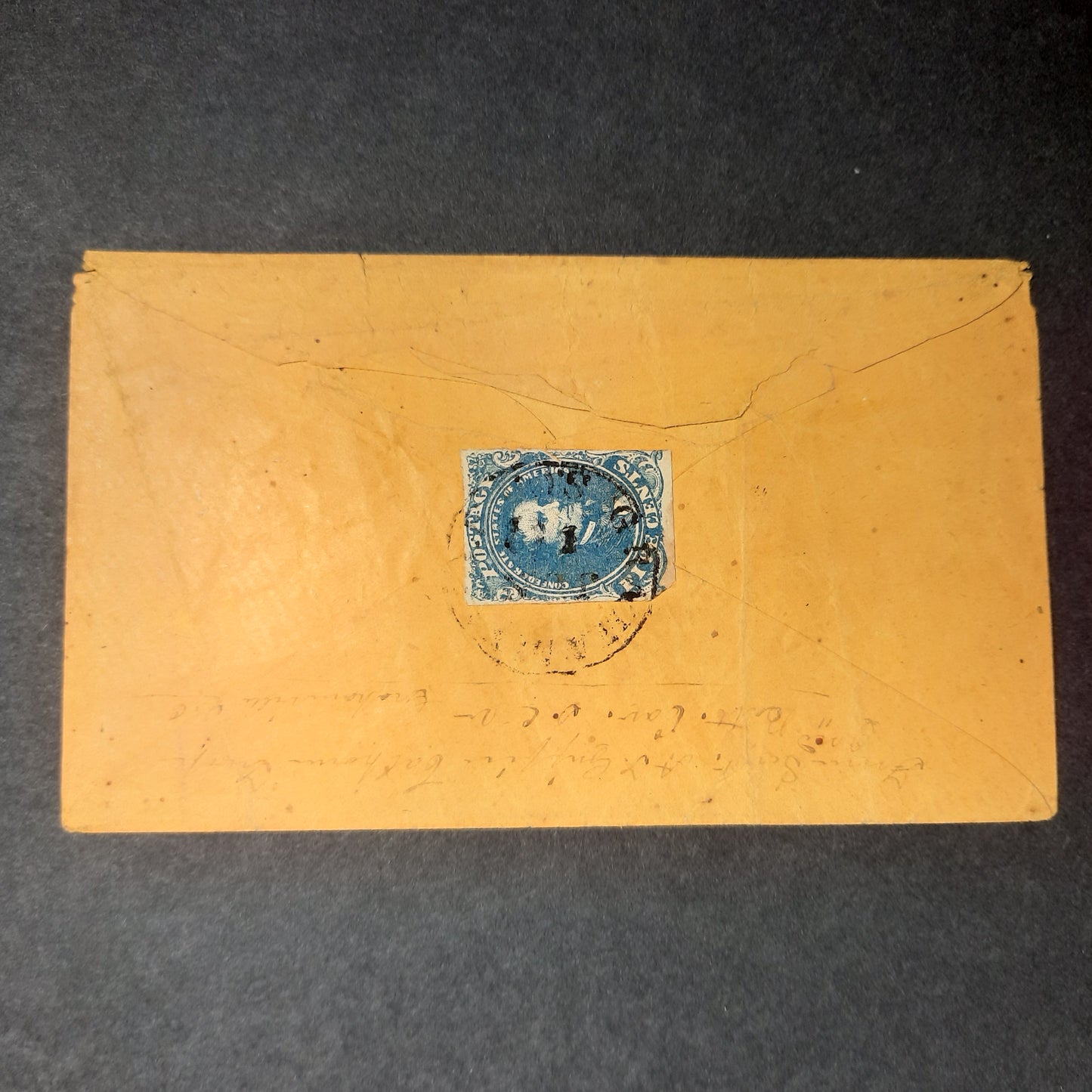 1862 Confederate States Cover Sgt. Griffin South Carolina Cavalry SC# 4