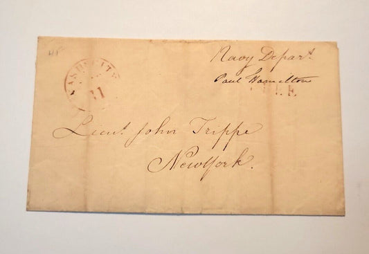 1809 Paul Hamilton Navy Secretary Free Frank