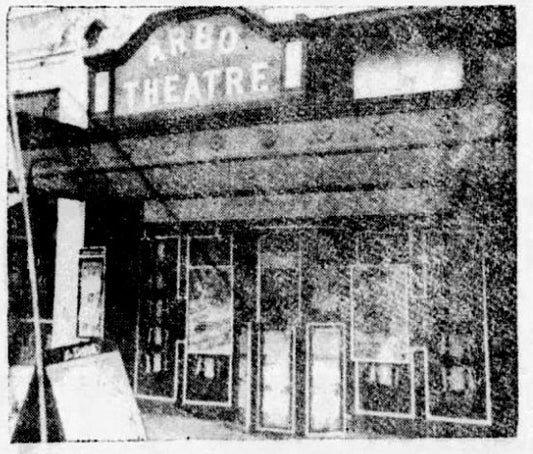 Crystal Theater, Arbo Theater, Rex Theater, 118 N. Cedar St, Nevada, Missouri.