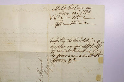 1864 CSA Blockade Runner Agent Letter, Steamship Donegal Captured by Union Navy & Plans to build new Blockade Runner