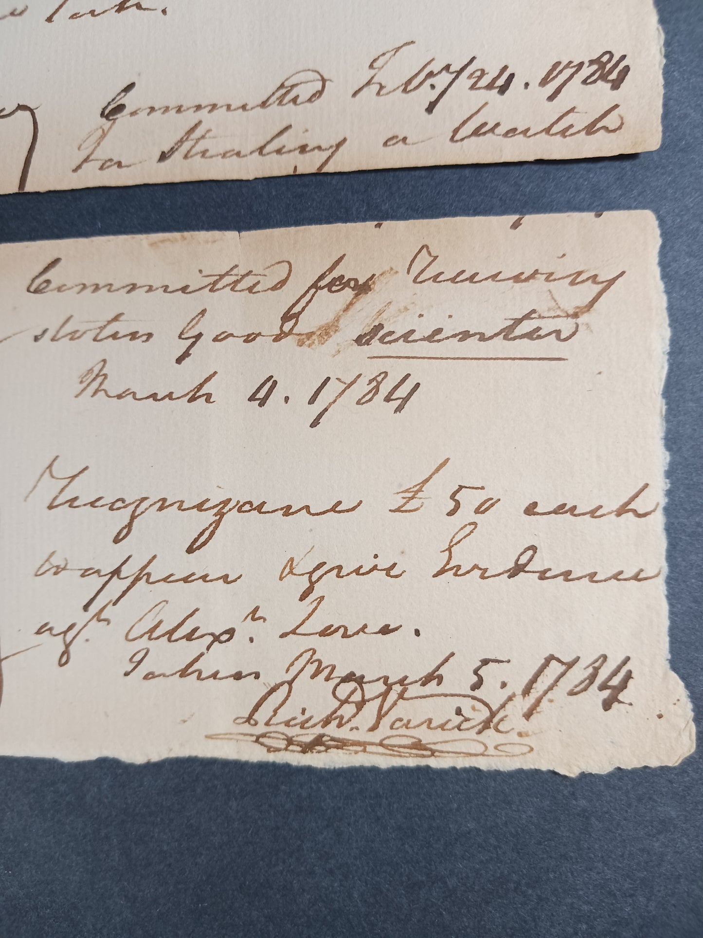 1784 Richard Varick autograph document, Aide de Camp & private secretary to George Washington, New York City Mayor, NY Attorney General