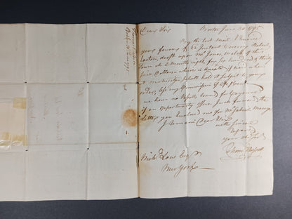 1795 Thomas Russell to Nicholas Low ALS SFL Banking