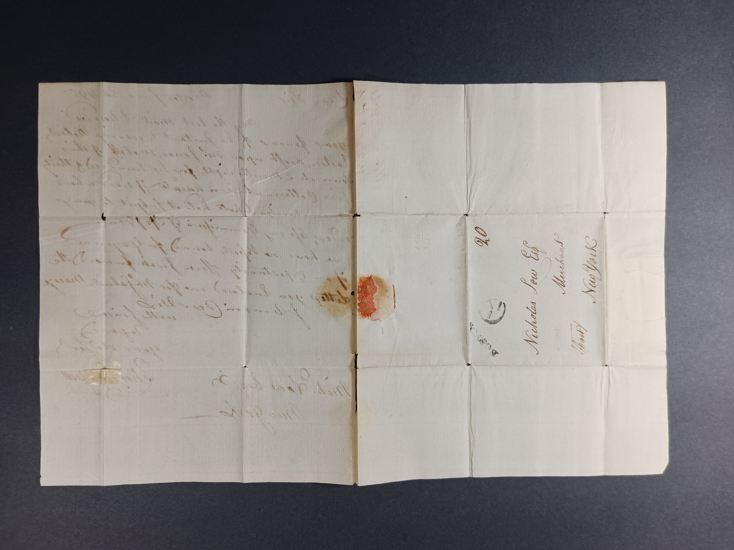 1795 Thomas Russell autograph letter to Nicholas Low, United States Banking and Financial Founders