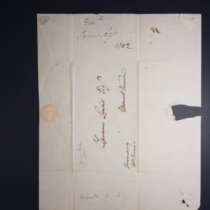 1802 Senator James Ross to Lawrence Lewis, George Washington Nephew