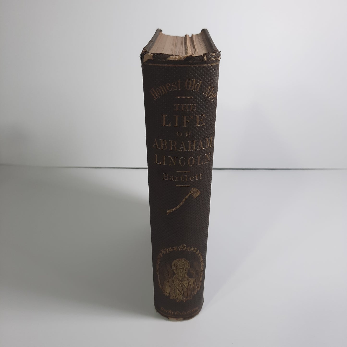 1860 "Honest Old Abe" Life & Public Services Hon. Abraham Lincoln, Hannibal Hamlin, Bartlett 1st Edition