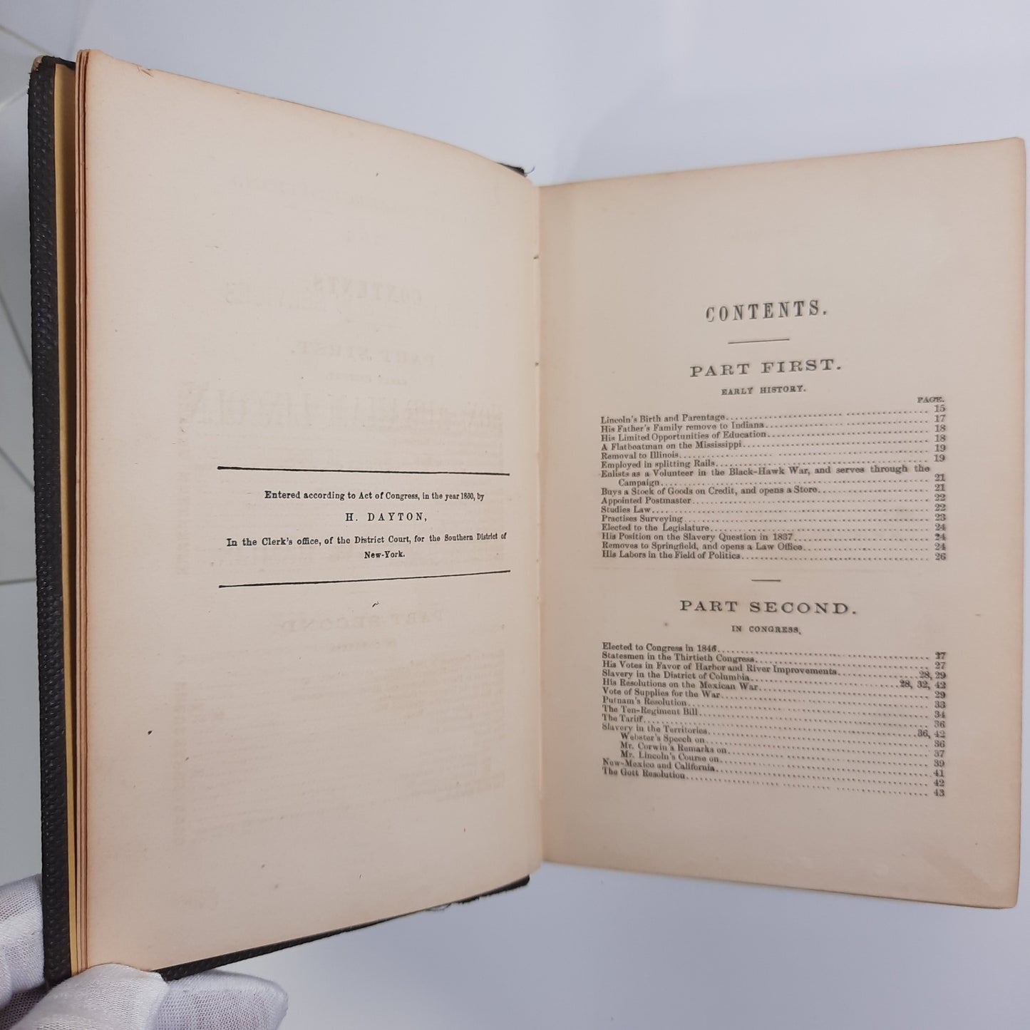 1860 "Honest Old Abe" Life & Public Services Hon. Abraham Lincoln, Hannibal Hamlin, Bartlett 1st Edition