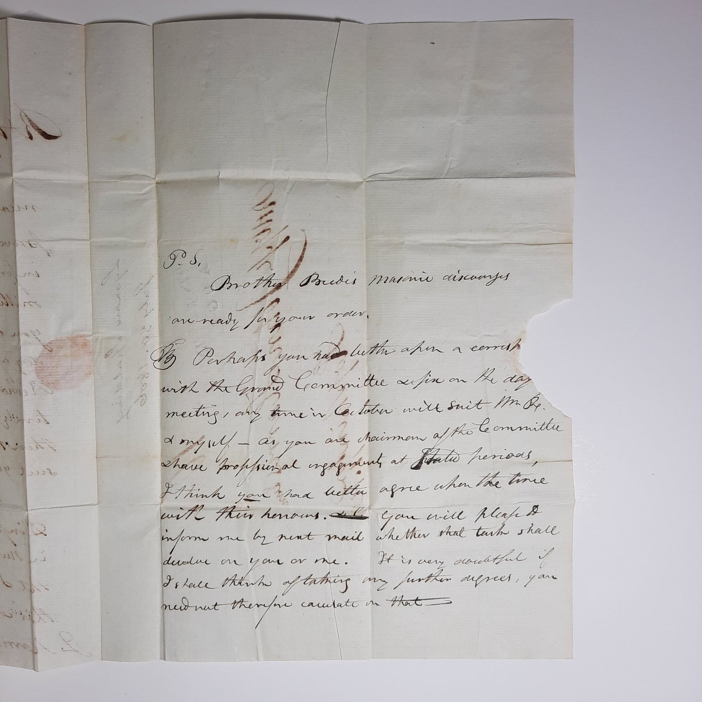 1806 Dr. Lyman Spalding, ALS Autograph Letter Masonic (physician pioneer in vaccinations & pharmacopoeia)