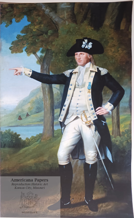 Colonel Marinus Willet, Revolutionary War, 17x10 Canvas Print, Ralph Earl oil painting ca. 1791